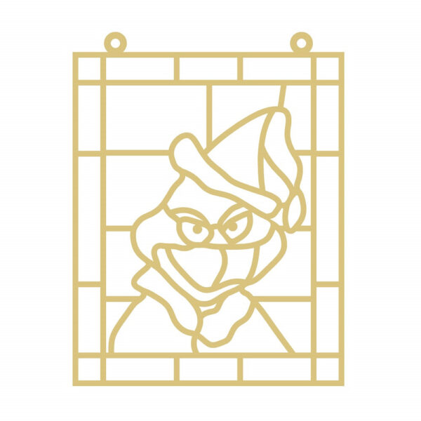 winter crushed glass Grinch