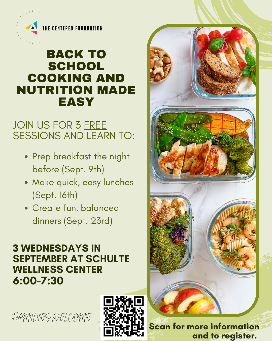 Cooking and Nutrition Made Easy Flyer